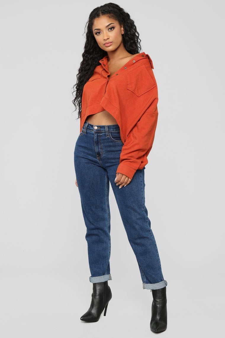 Veste courte Had Me At Hello - Rouille