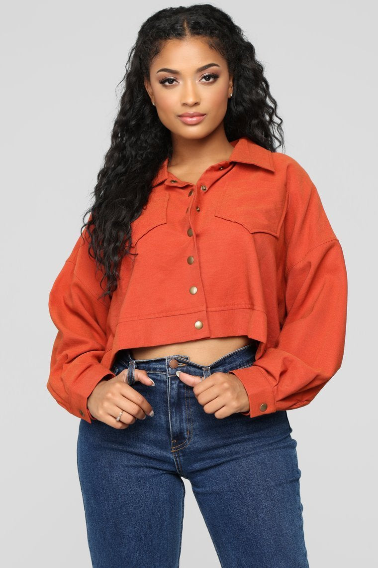 Veste courte Had Me At Hello - Rouille