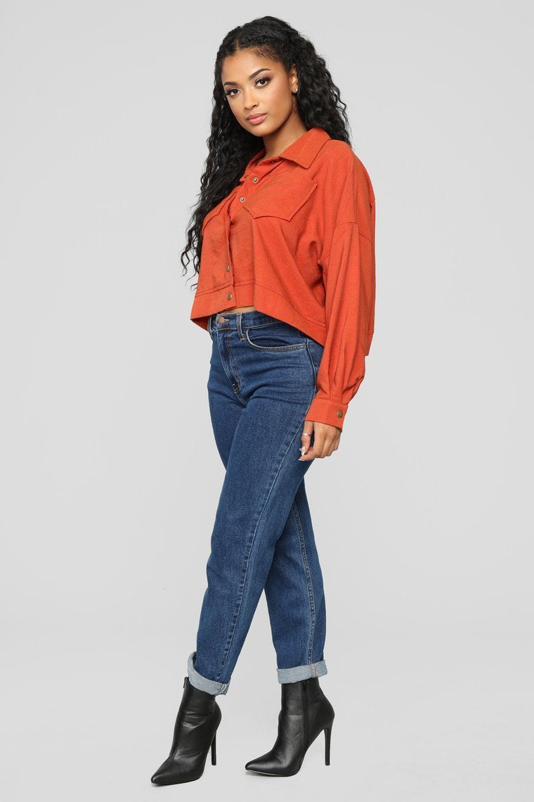 Veste courte Had Me At Hello - Rouille