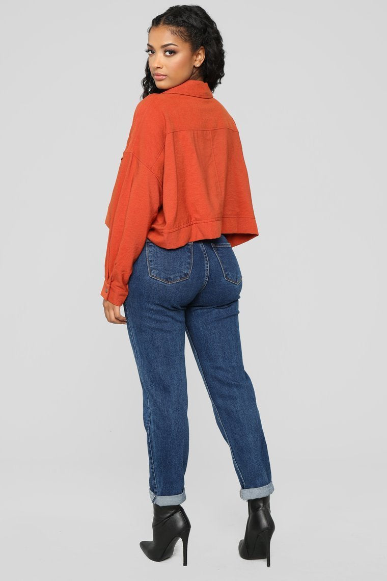 Veste courte Had Me At Hello - Rouille