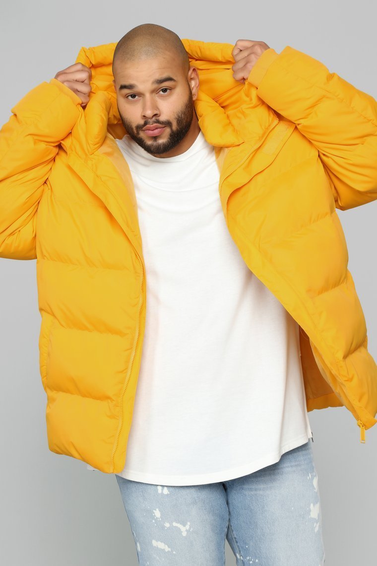 Classic Puffer Jacket - Yellow