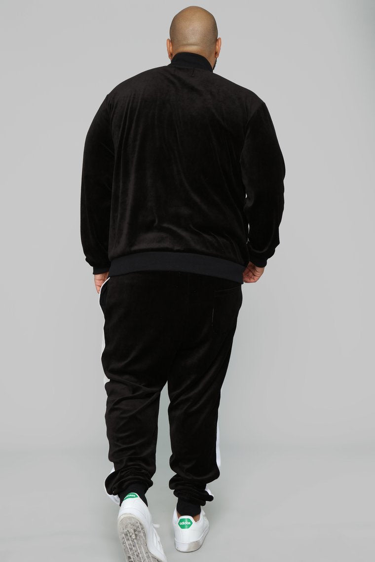 No Option Velour Jacket - Black/Multi