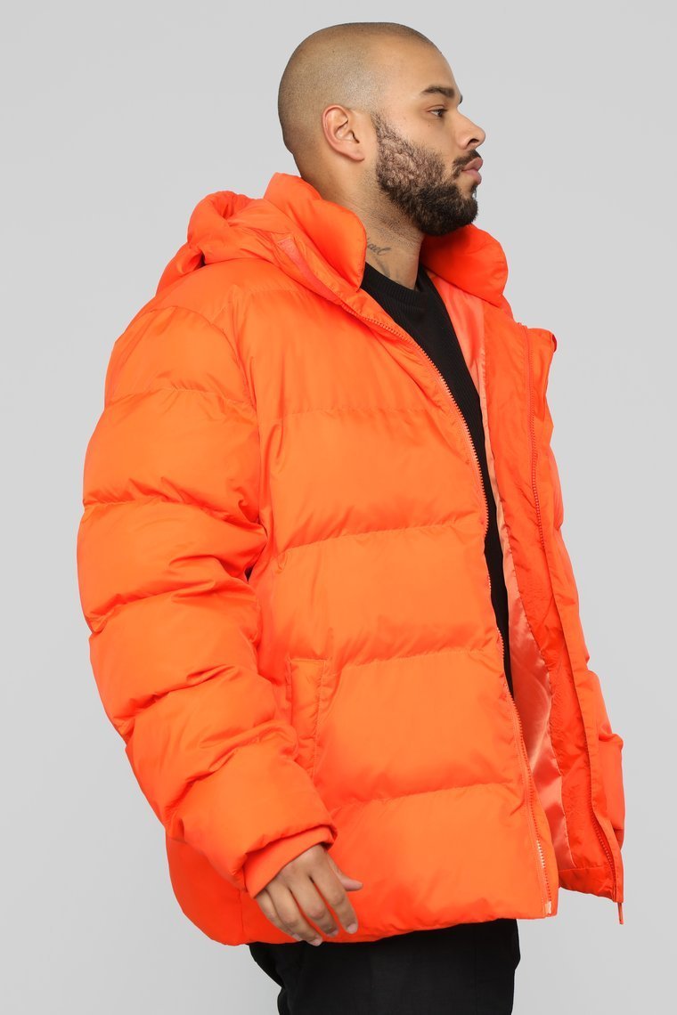 Veste puffer classique - Orange