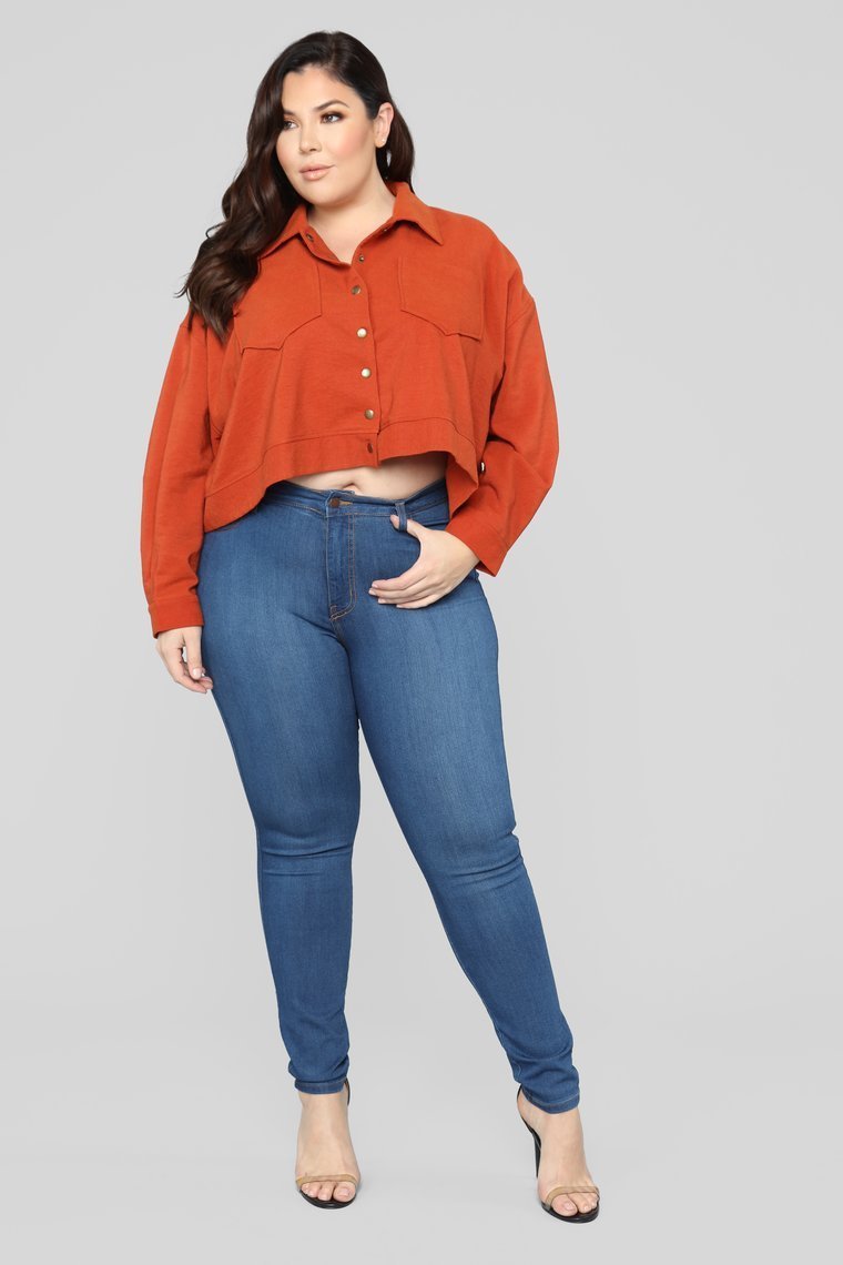 Veste courte Had Me At Hello - Rouille