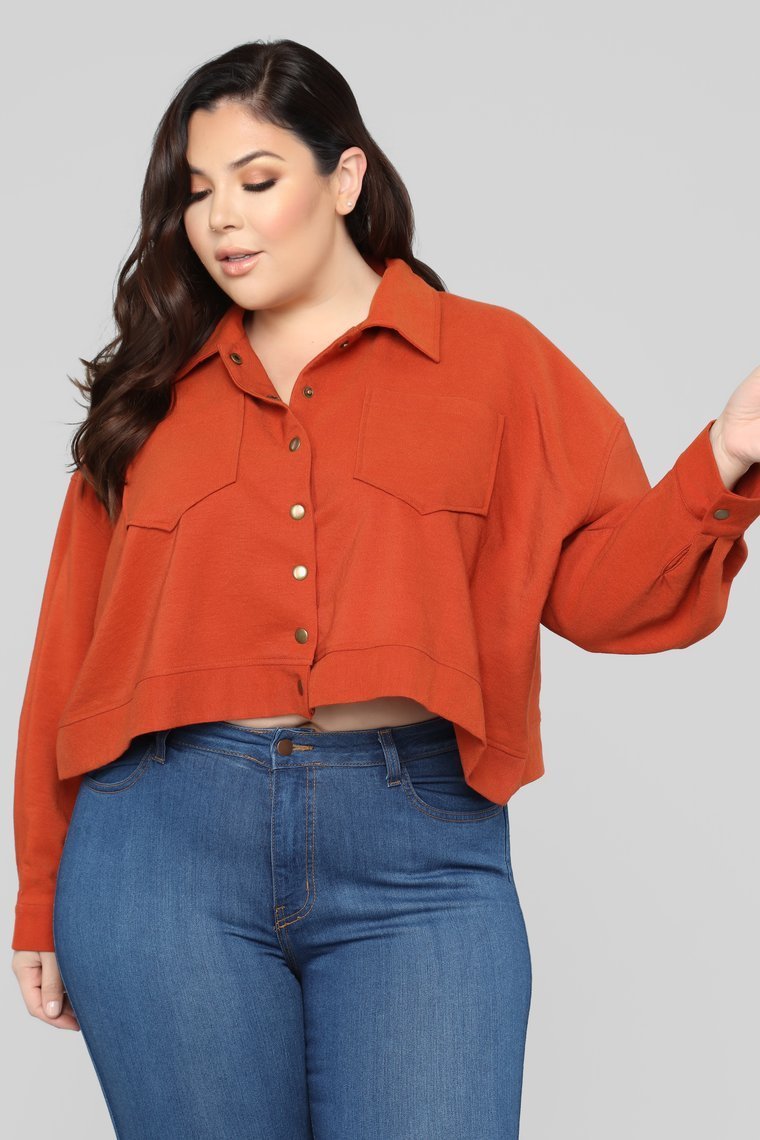 Veste courte Had Me At Hello - Rouille