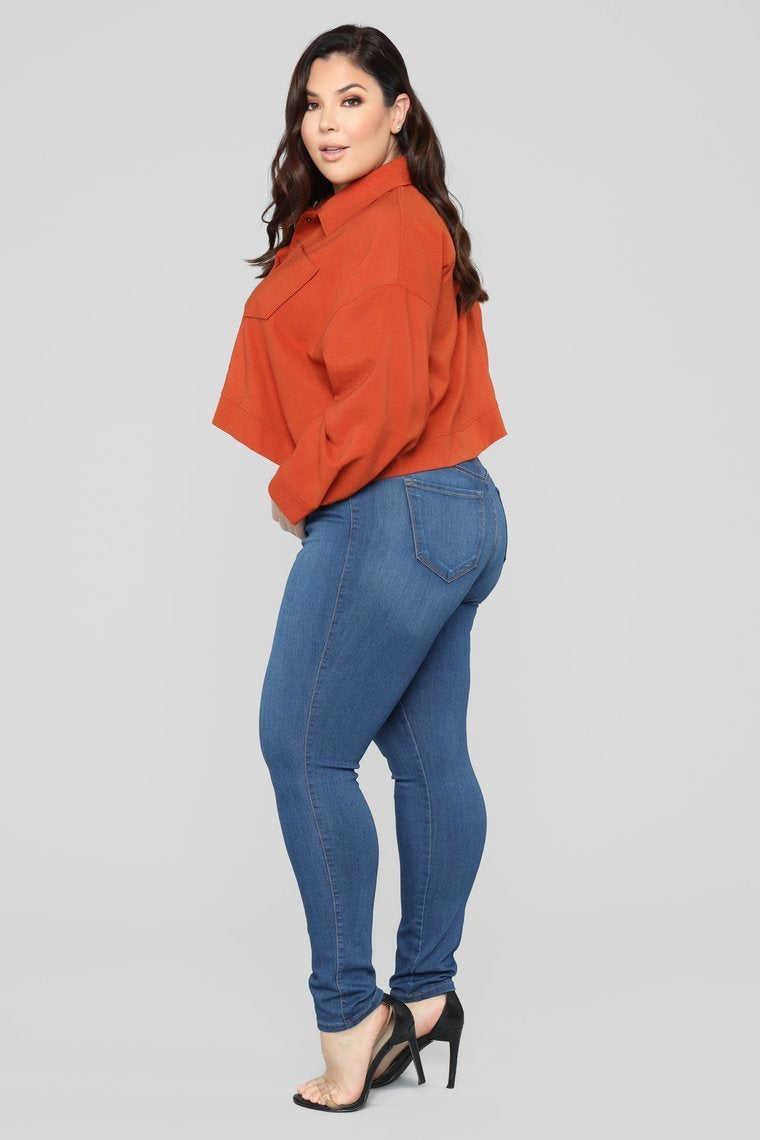 Veste courte Had Me At Hello - Rouille