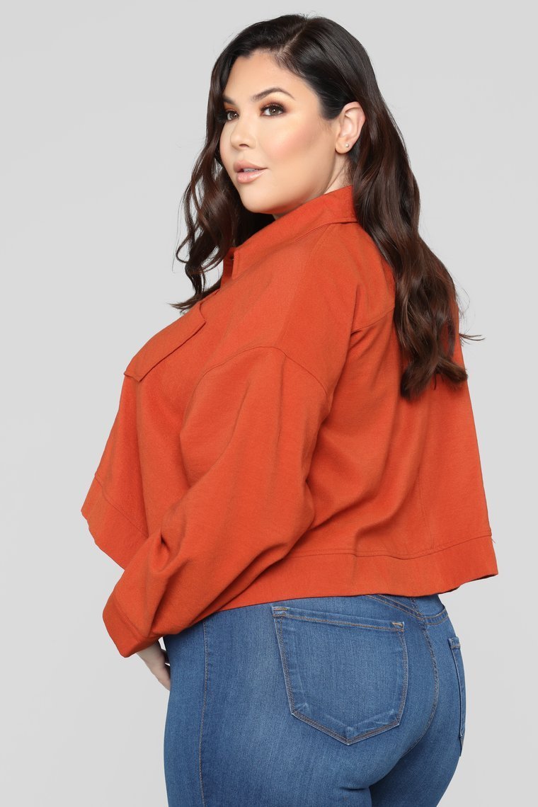 Veste courte Had Me At Hello - Rouille