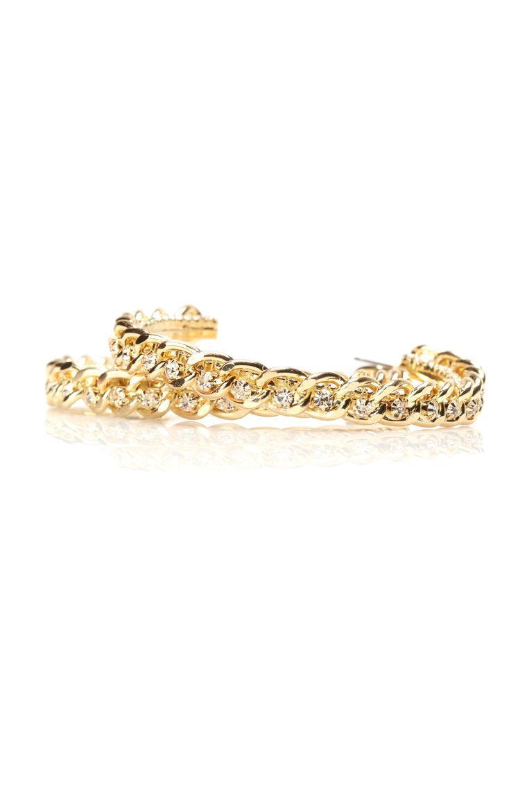 A Chain Woman Earrings - Gold