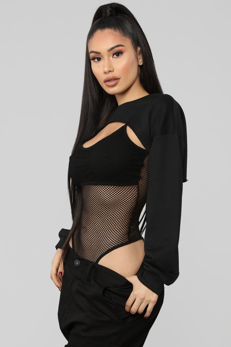Smash Into You Bodysuit - Black