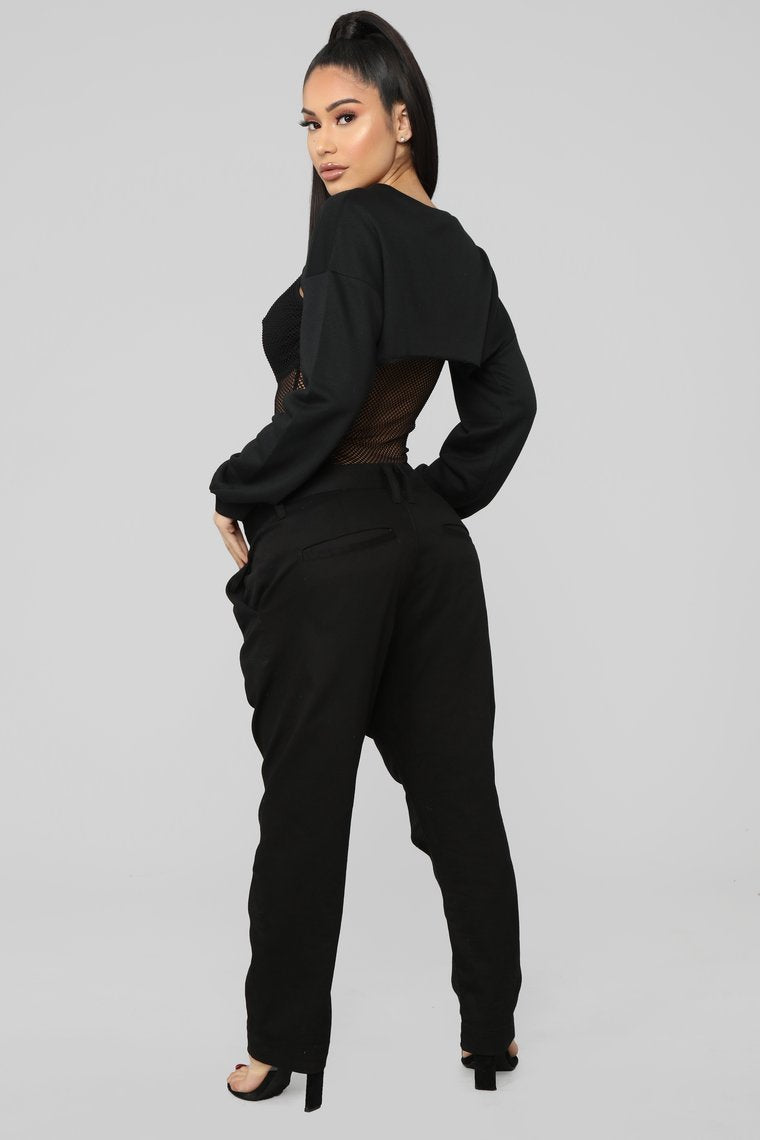Smash Into You Bodysuit - Black