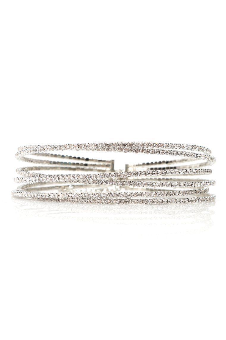 Collier Chris Crossed My Mind - Argent