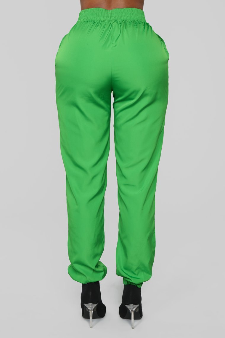 Lianna Lounge Windbreaker Jogger - Green