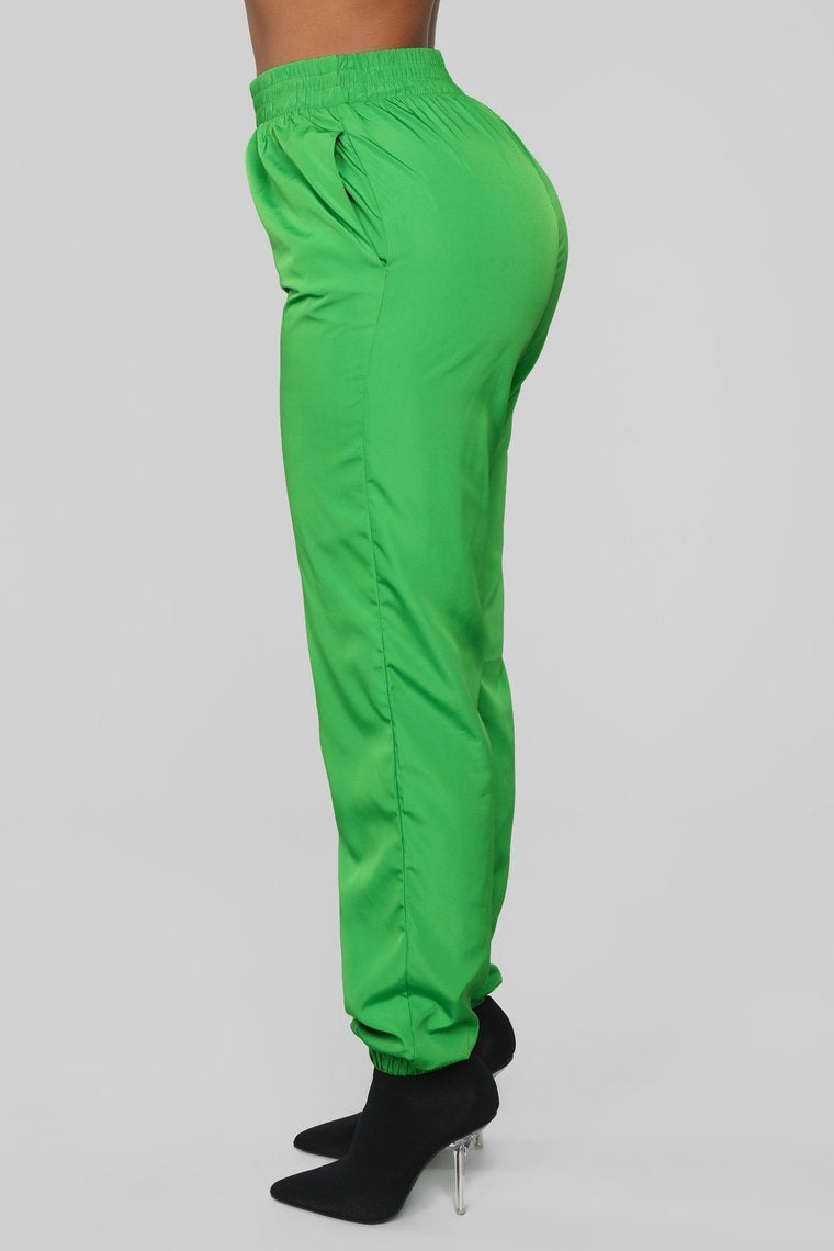 Lianna Lounge Windbreaker Jogger - Green
