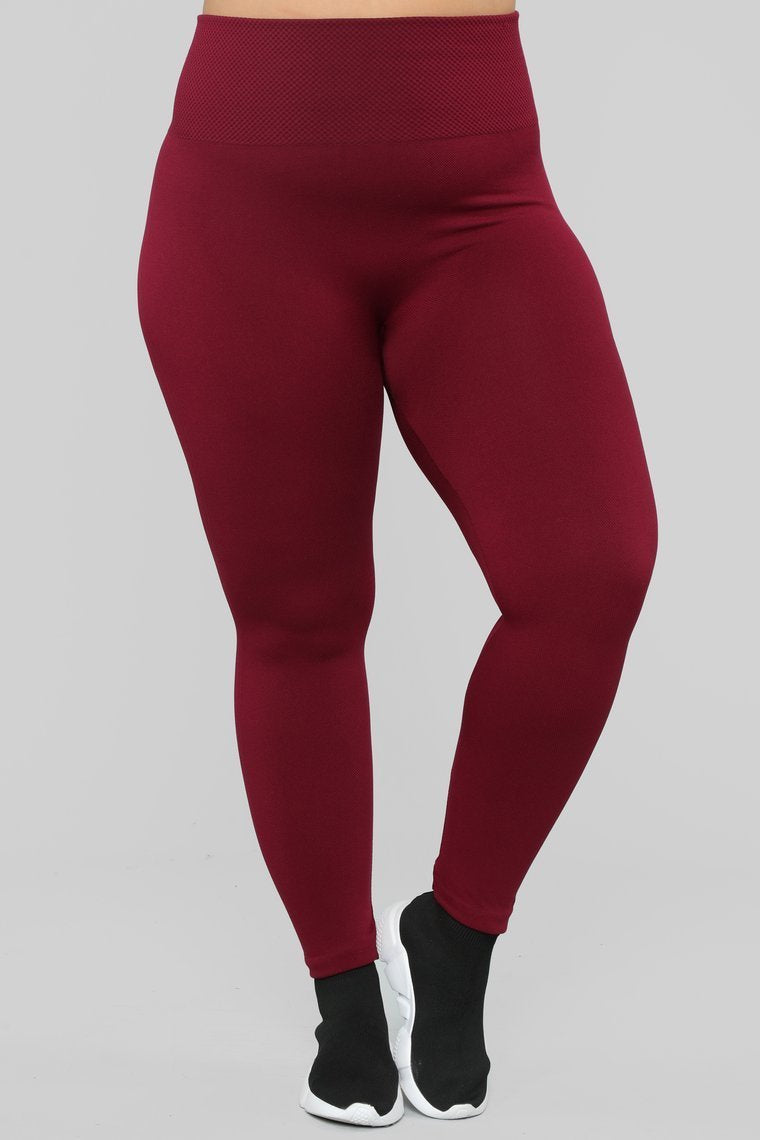 Chillin With You High Rise Leggings - Plum