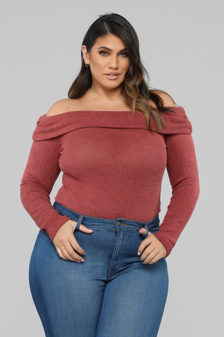 It’s Time Bodysuit - Rouille