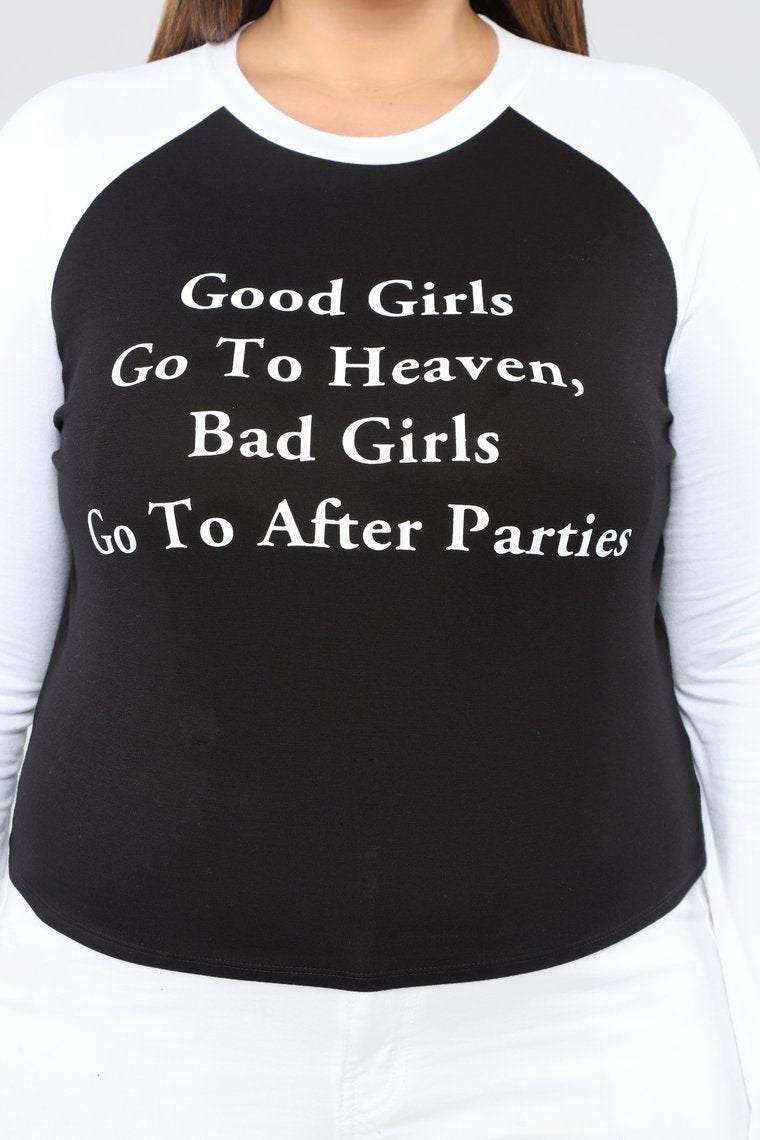 Bad Girls After Party - Black/White
