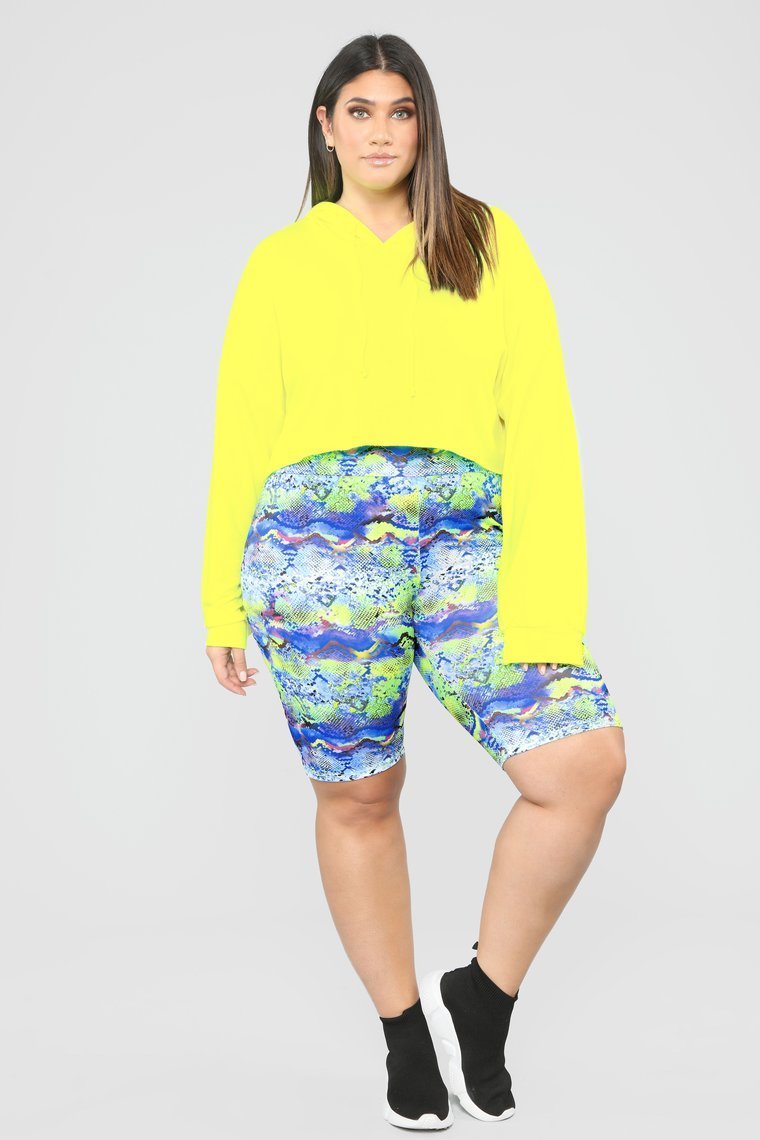All Of The Lights Lounge Set - Lime/Blue