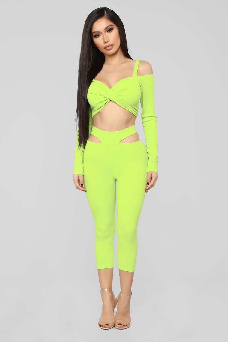 Xenon Biker Short Set - Neon Green