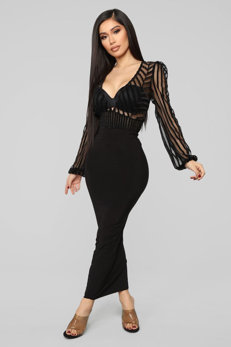 Stay Shining Top - Black
