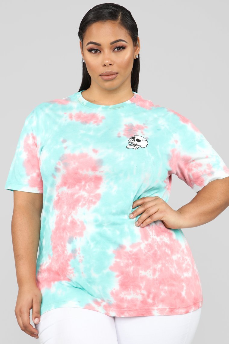 Till Death Tie Dye Tunic - Pink/Combo