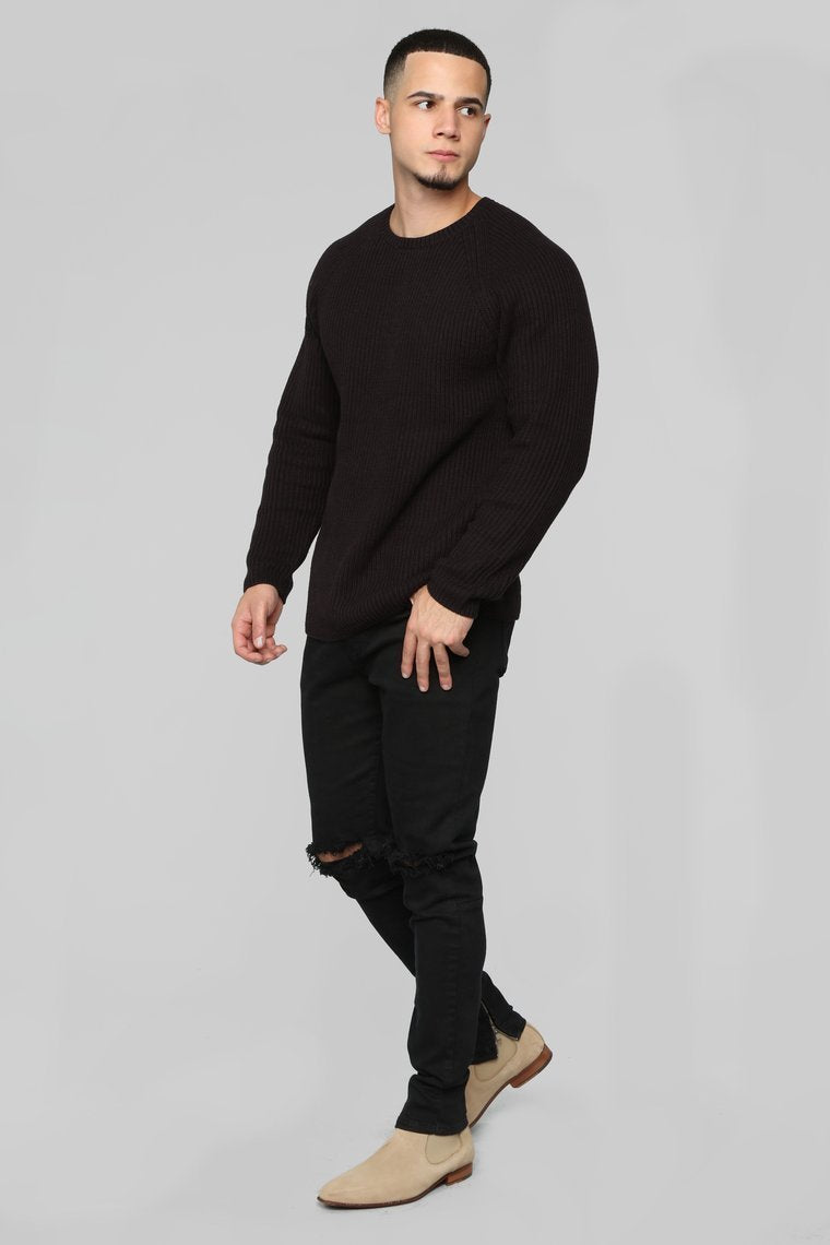 Oren Crewneck Sweater - Noir