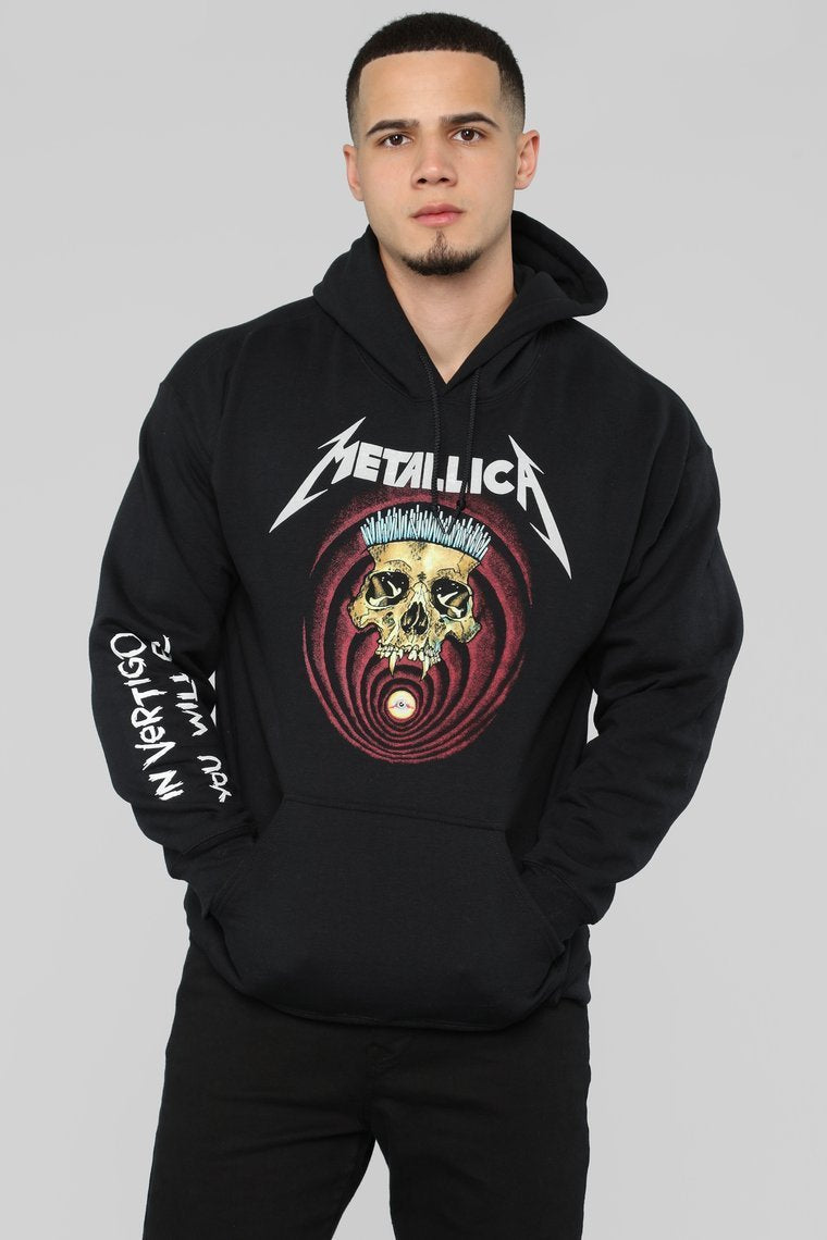 Metallica Short Straw Hoodie - Black/Combo