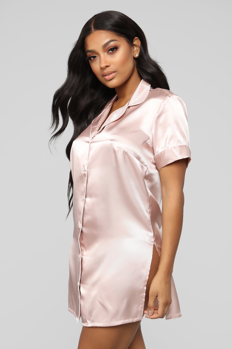Every Night PJ Dress - Dusty Rose