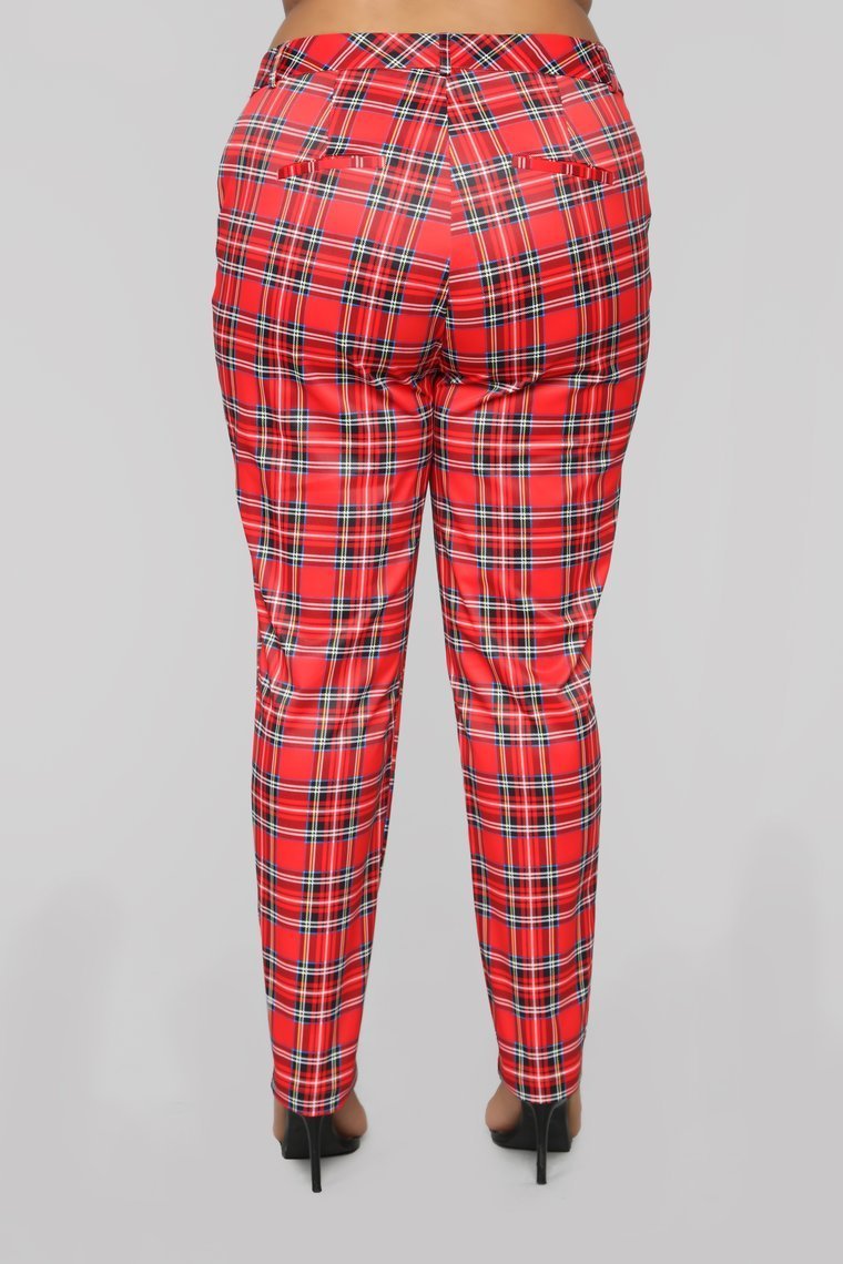 Here With You Pant Set - Red