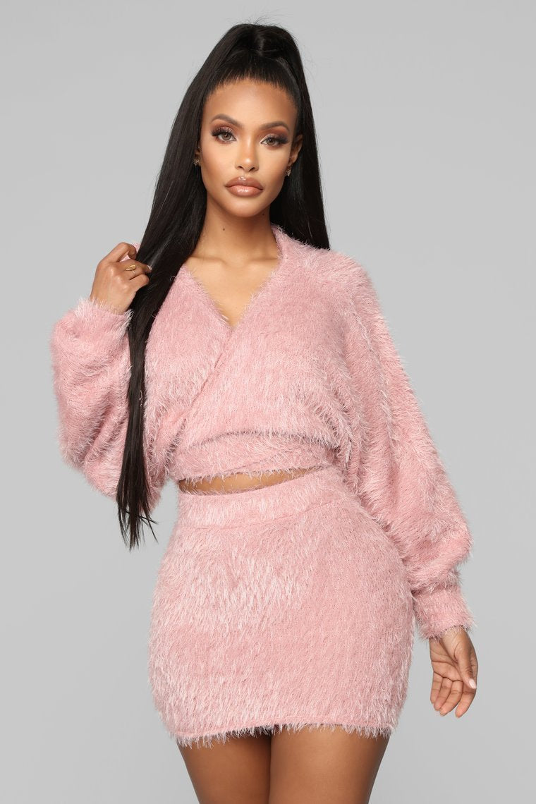Ensemble Fuzz Mania Fuzzy - Mauve