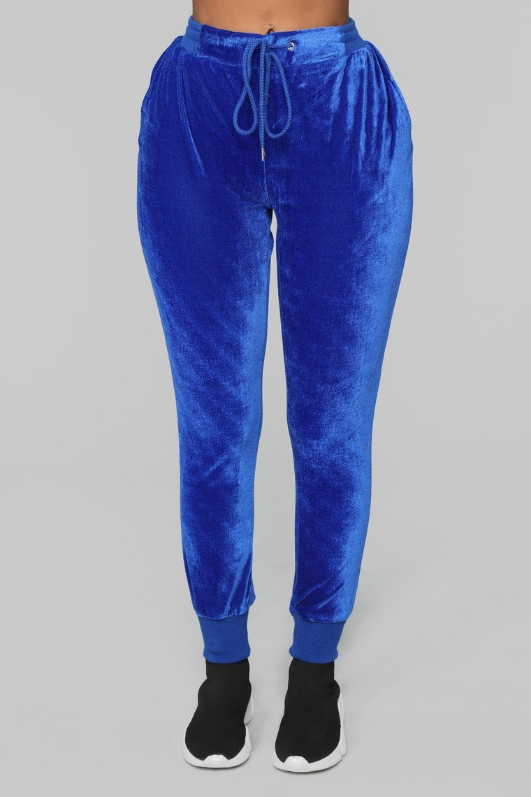 The OG Velvet Lounge Set - Royal Blue