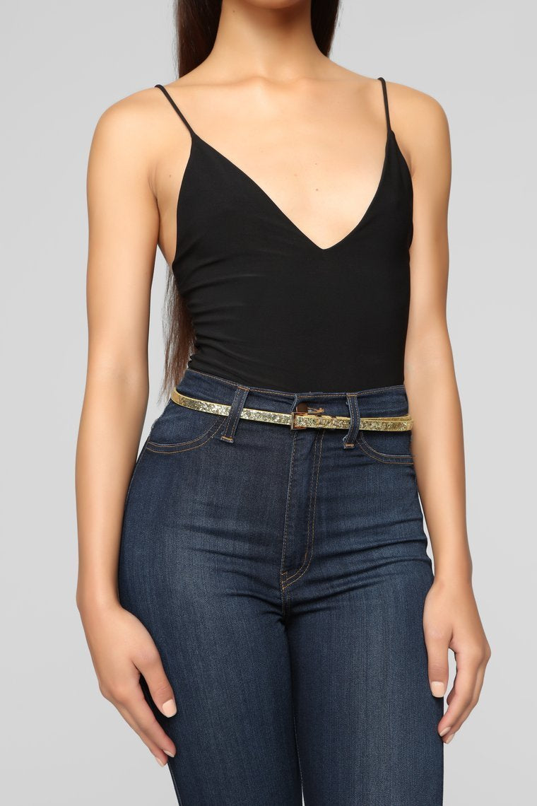 Glitz And Glam Belt - Gold