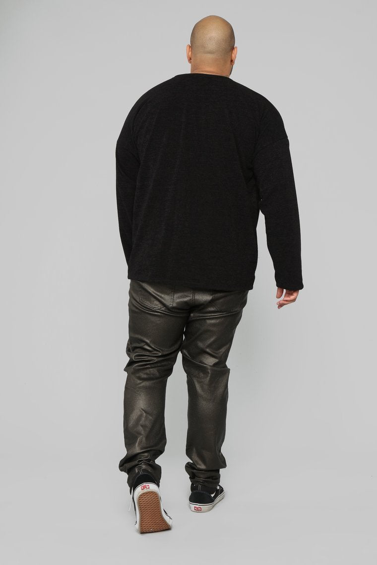Rigel Glitter Skinny Jeans - Black/Gold