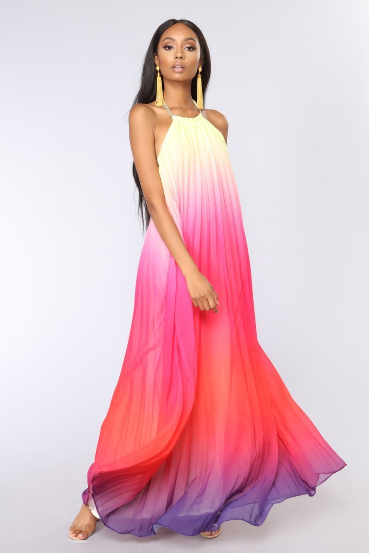 Sunset Ombre Dress - Multi