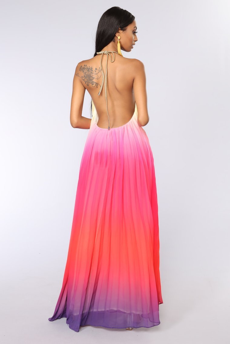 Sunset Ombre Dress - Multi