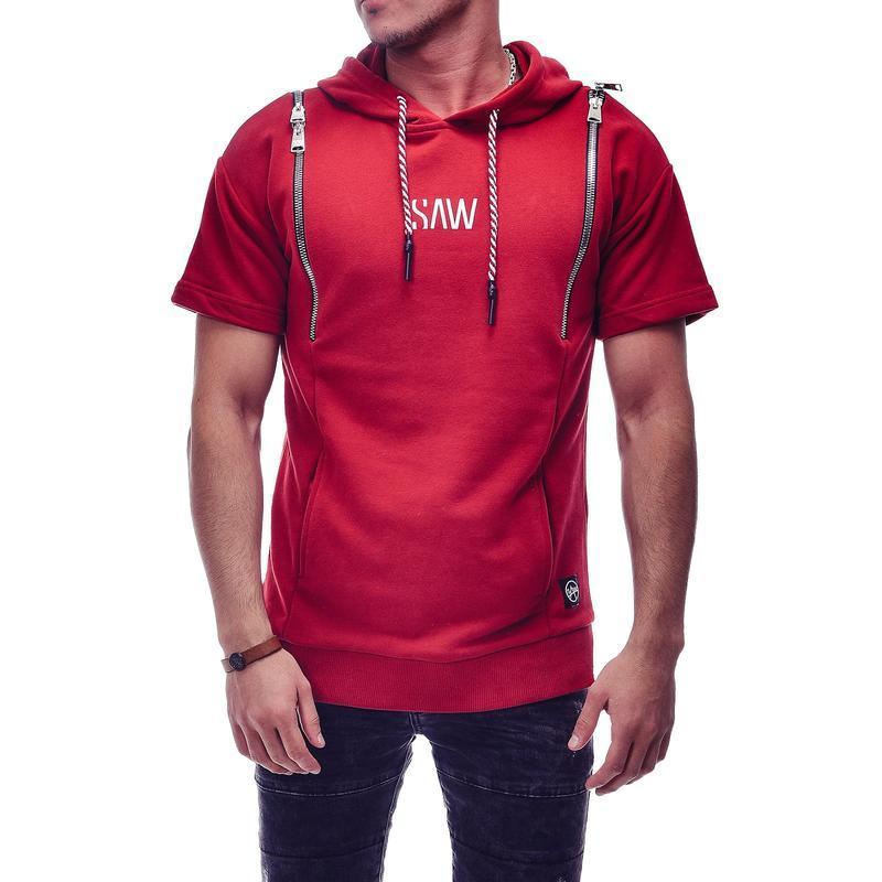 SHORT SLEEVE HOODIES SWEATER 35493