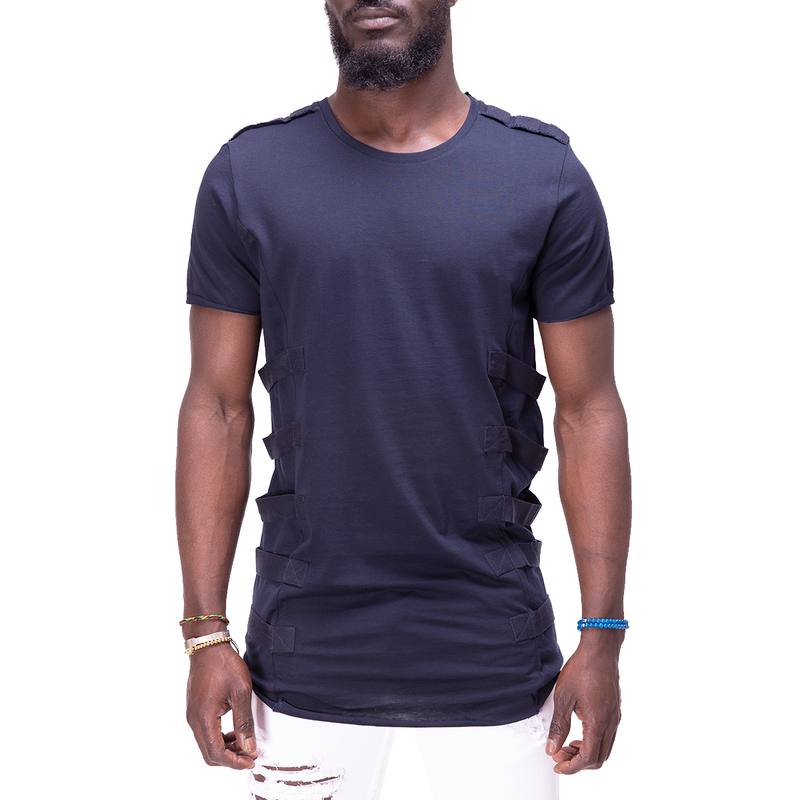 FrFR Ceinture de vent de rue et t - shirt rayé latéral 3721