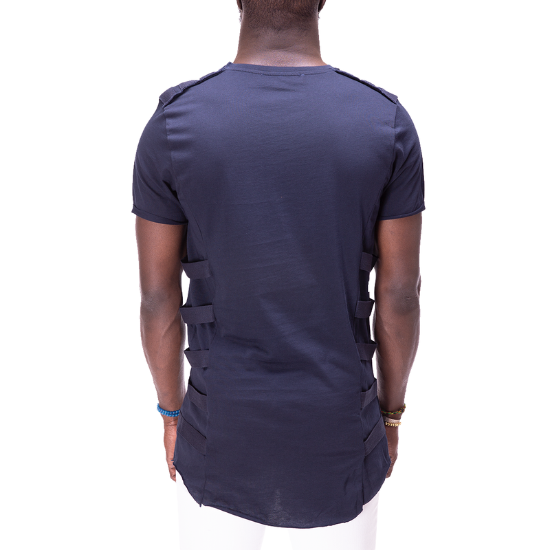 FrFR Ceinture de vent de rue et t - shirt rayé latéral 3721