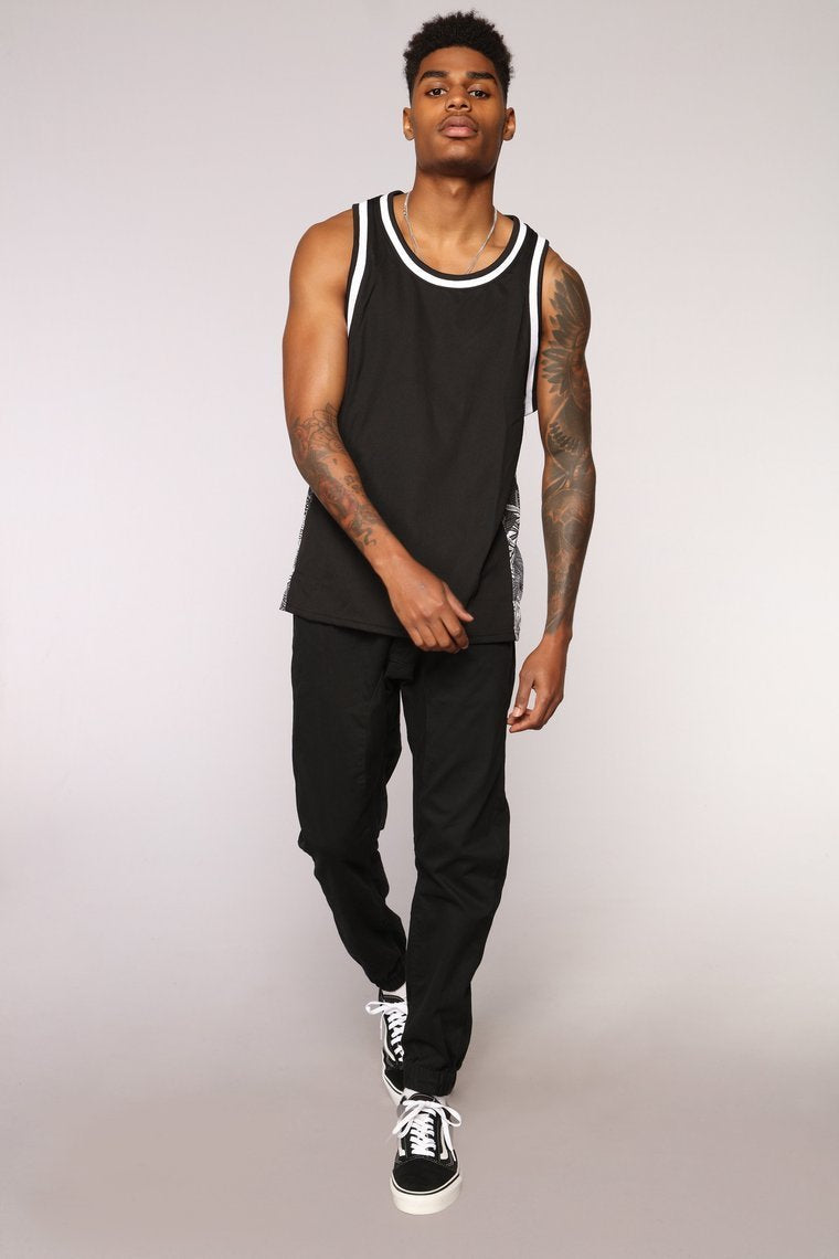 Frankie Tank - Black/White