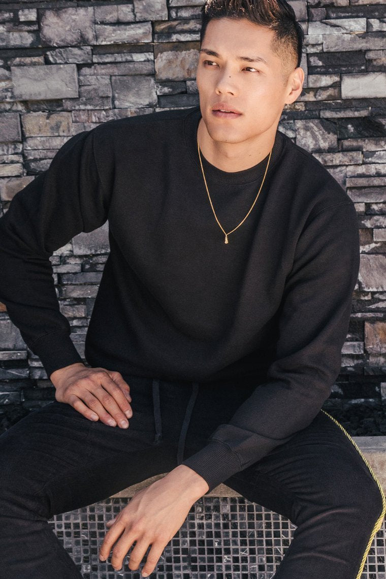 Kurt Crew Sweatshirt - Black