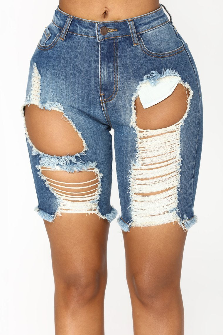 Khloe II Shorts - Medium Wash