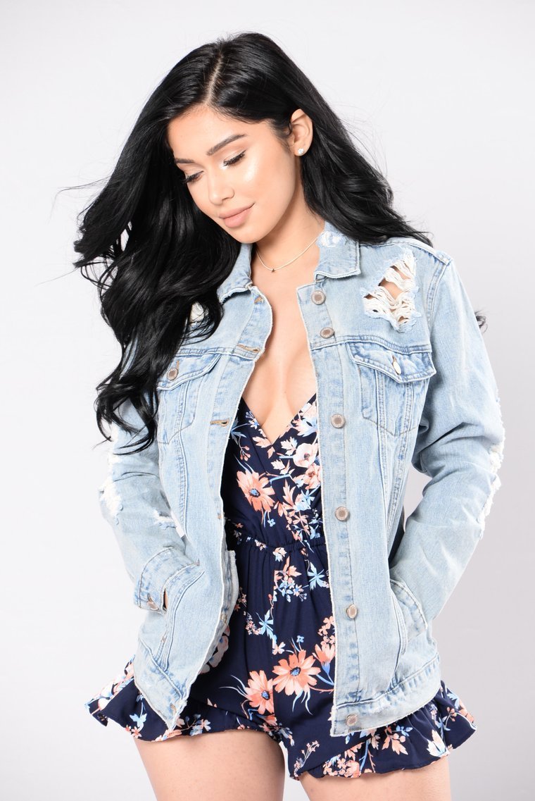 Stereo Love Denim Jacket - Vintage