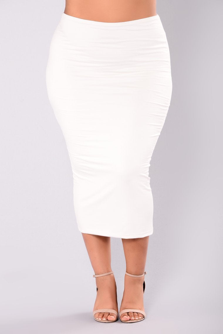 Couldn't Be Bothered Skirt - Ivory