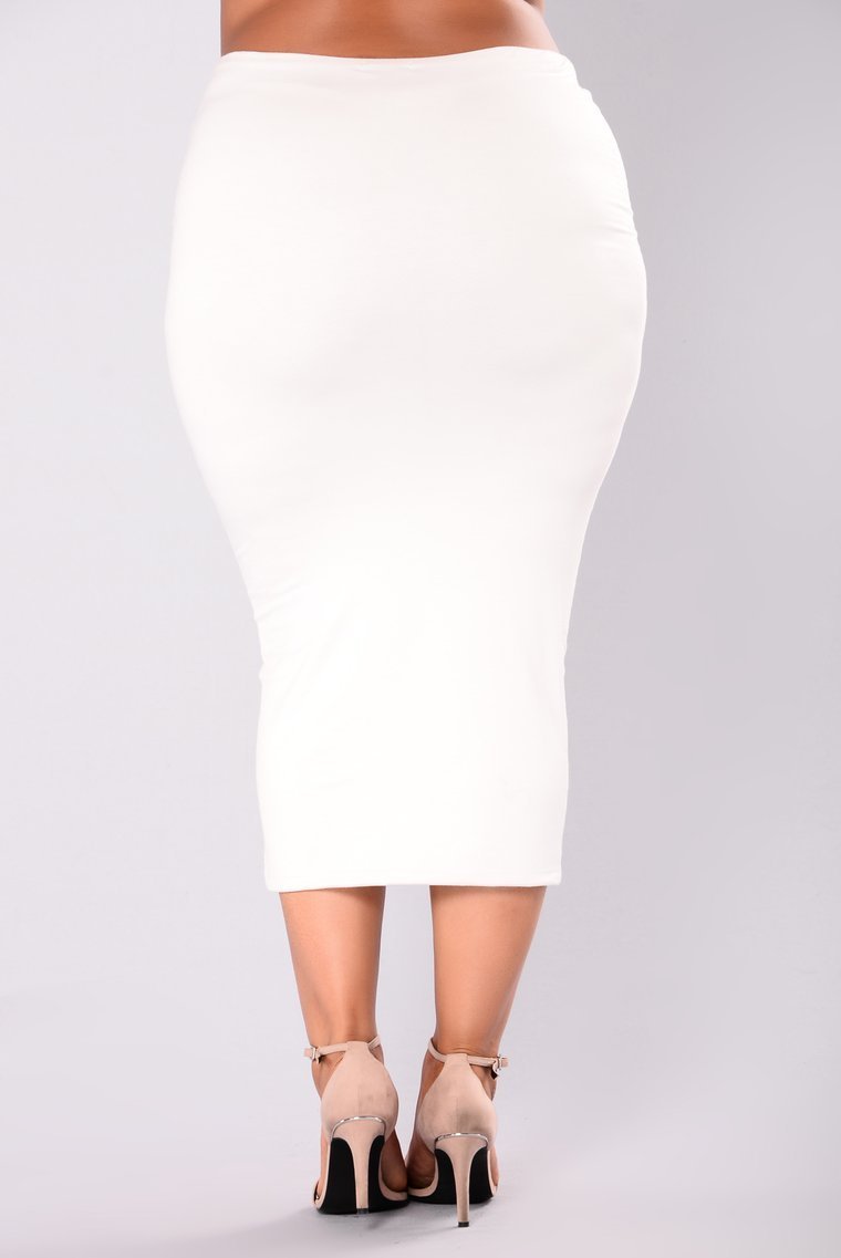 Couldn't Be Bothered Skirt - Ivory