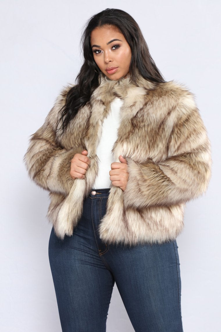 Fernanda Fur Coat - Natural