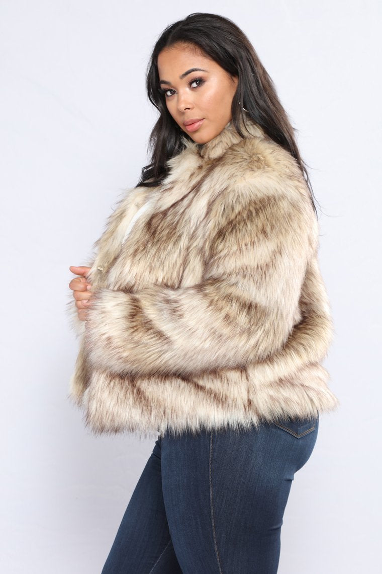 Fernanda Fur Coat - Natural