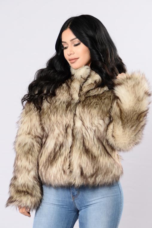 Fernanda Fur Coat - Natural