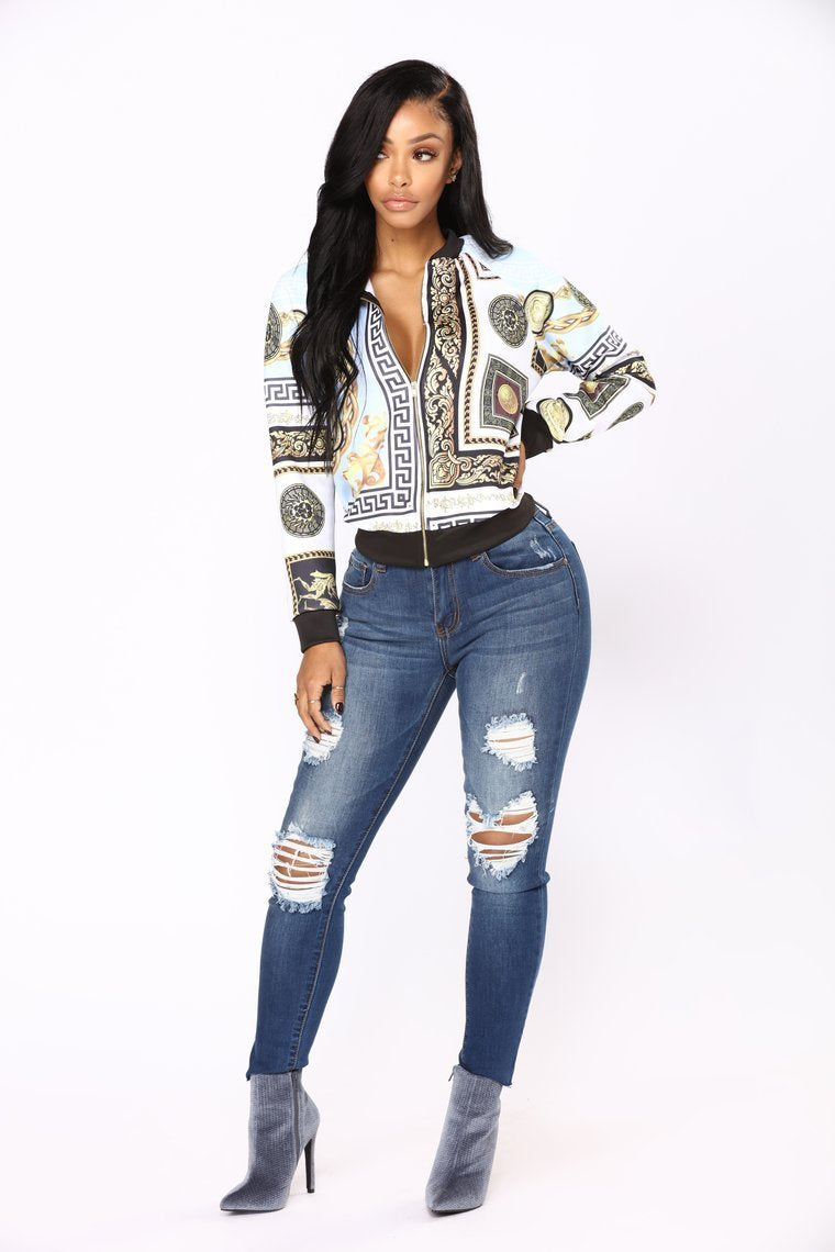 Veste Extra Extra-Bleu Clair / Multi