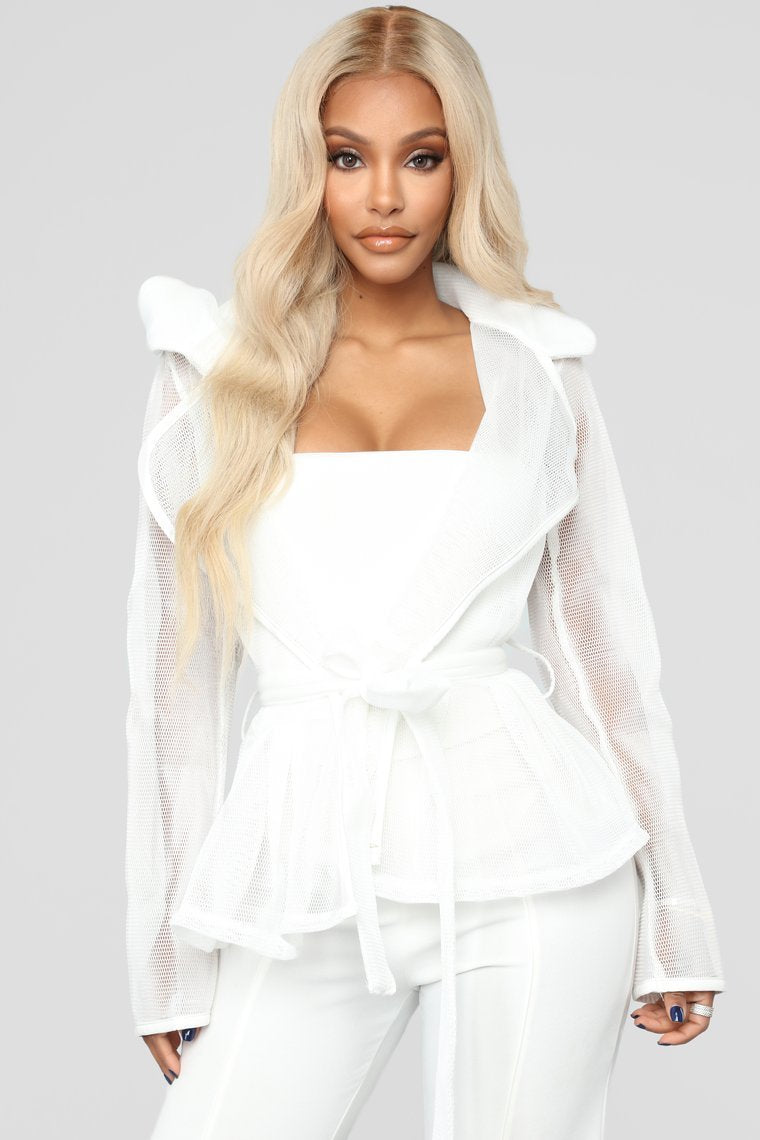 Veste No Competition - Blanc